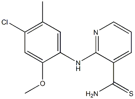2-[(4-chloro-2-methoxy-5-methylphenyl)amino]pyridine-3-carbothioamide