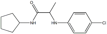 2-[(4-chlorophenyl)amino]-N-cyclopentylpropanamide|
