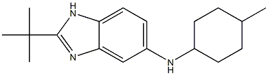 2-tert-butyl-N-(4-methylcyclohexyl)-1H-1,3-benzodiazol-5-amine
