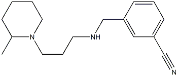 3-({[3-(2-methylpiperidin-1-yl)propyl]amino}methyl)benzonitrile