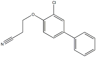3-(2-chloro-4-phenylphenoxy)propanenitrile
