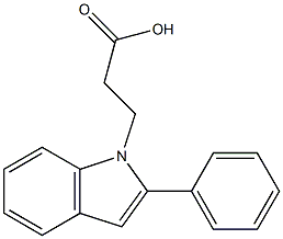 3-(2-phenyl-1H-indol-1-yl)propanoic acid