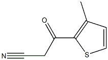 3-(3-methylthien-2-yl)-3-oxopropanenitrile Structure