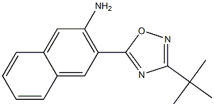 3-(3-tert-butyl-1,2,4-oxadiazol-5-yl)naphthalen-2-amine|