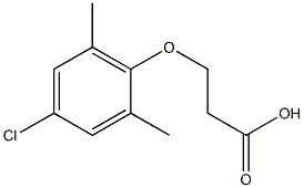 3-(4-chloro-2,6-dimethylphenoxy)propanoic acid Structure