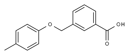 3-(4-methylphenoxymethyl)benzoic acid Structure