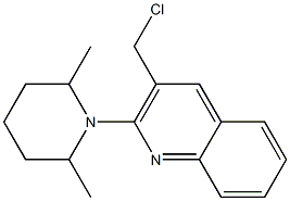 3-(chloromethyl)-2-(2,6-dimethylpiperidin-1-yl)quinoline