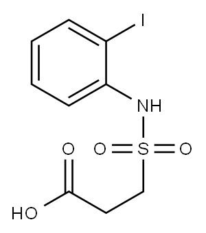 3-[(2-iodophenyl)sulfamoyl]propanoic acid