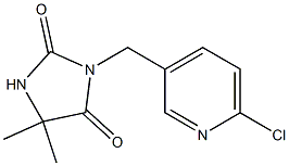 3-[(6-chloropyridin-3-yl)methyl]-5,5-dimethylimidazolidine-2,4-dione