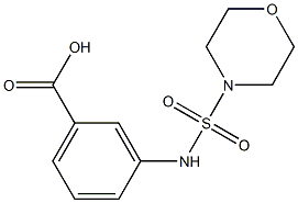 3-[(morpholine-4-sulfonyl)amino]benzoic acid