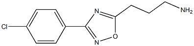 3-[3-(4-chlorophenyl)-1,2,4-oxadiazol-5-yl]propan-1-amine