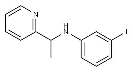 3-iodo-N-[1-(pyridin-2-yl)ethyl]aniline