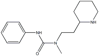 3-methyl-1-phenyl-3-[2-(piperidin-2-yl)ethyl]urea|