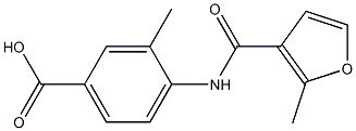 3-methyl-4-[(2-methyl-3-furoyl)amino]benzoic acid