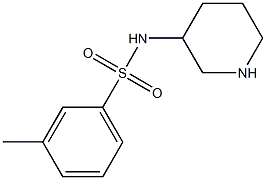 3-methyl-N-(piperidin-3-yl)benzene-1-sulfonamide