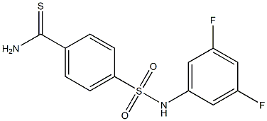 4-[(3,5-difluorophenyl)sulfamoyl]benzene-1-carbothioamide