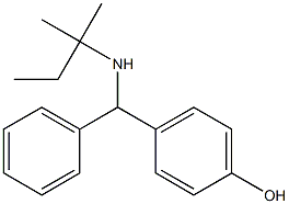 4-{[(2-methylbutan-2-yl)amino](phenyl)methyl}phenol