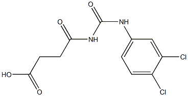 4-{[(3,4-dichlorophenyl)carbamoyl]amino}-4-oxobutanoic acid