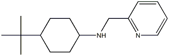 4-tert-butyl-N-(pyridin-2-ylmethyl)cyclohexan-1-amine 结构式