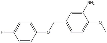 5-(4-fluorophenoxymethyl)-2-methoxyaniline