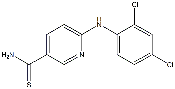 6-[(2,4-dichlorophenyl)amino]pyridine-3-carbothioamide