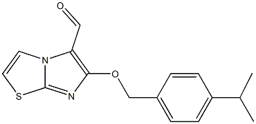 6-[(4-isopropylbenzyl)oxy]imidazo[2,1-b][1,3]thiazole-5-carbaldehyde