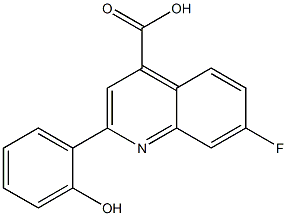 7-fluoro-2-(2-hydroxyphenyl)quinoline-4-carboxylic acid
