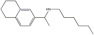 hexyl[1-(5,6,7,8-tetrahydronaphthalen-2-yl)ethyl]amine
