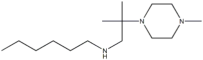 hexyl[2-methyl-2-(4-methylpiperazin-1-yl)propyl]amine