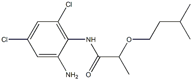 N-(2-amino-4,6-dichlorophenyl)-2-(3-methylbutoxy)propanamide