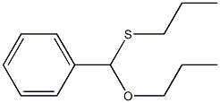 二丙硫醇缩苯甲醛 结构式