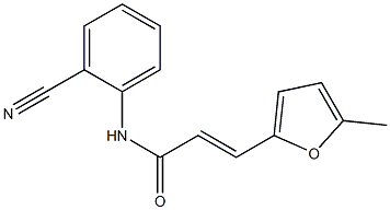 (E)-N-(2-cyanophenyl)-3-(5-methyl-2-furyl)-2-propenamide