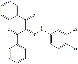 1,3-diphenyl-1,2,3-propanetrione 2-[N-(4-bromo-3-chlorophenyl)hydrazone]