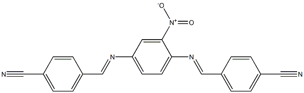 4-{[(4-{[(E)-(4-cyanophenyl)methylidene]amino}-3-nitrophenyl)imino]methyl}benzonitrile