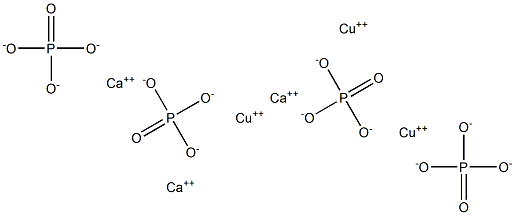 calcium copper phosphate Structure