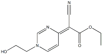 4-[Cyano(ethoxycarbonyl)methylene]-1,4-dihydro-1-(2-hydroxyethyl)pyrimidine