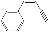 [(Z)-1-ブテン-3-イニル]ベンゼン 化学構造式