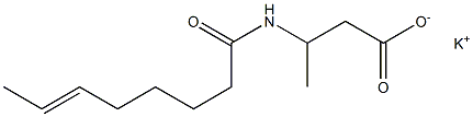 3-(6-Octenoylamino)butyric acid potassium salt