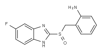 5-Fluoro-2-[[2-[amino]benzyl]sulfinyl]-1H-benzimidazole