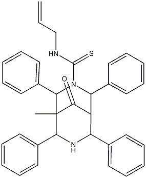 N-Allyl-5-methyl-9-oxo-2,4,6,8-tetraphenyl-3,7-diazabicyclo[3.3.1]nonane-3-carbothioamide
