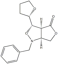 [3S,3aS,6aS]-3-[[(S)-Tetrahydrofuran]-2-yl]tetrahydro-1-benzyl-1H,4H-furo[3,4-c]isoxazol-4-one