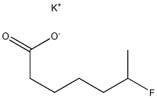 6-Fluoroheptanoic acid potassium salt
