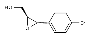(2S,3S)-3-(4-Bromophenyl)oxirane-2-methanol Structure