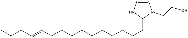 2-(11-ペンタデセニル)-4-イミダゾリン-1-エタノール 化学構造式