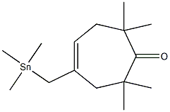 2,2,7,7-Tetramethyl-4-(trimethylstannylmethyl)cyclohepta-4-en-1-one
