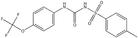 1-[4-Trifluoromethoxyphenyl]-3-(4-methylphenylsulfonyl)urea