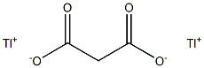 マロン酸タリウム 化学構造式