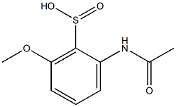 2-(Acetylamino)-6-methoxybenzenesulfinic acid