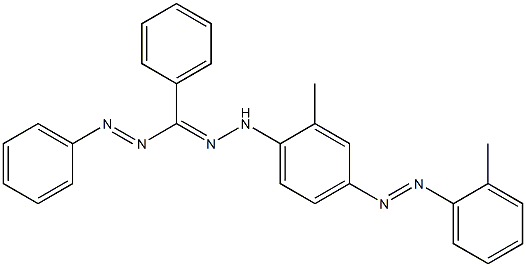 3,5-Diphenyl-1-[4-[(o-tolyl)azo]-o-tolyl]formazan