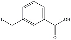 3-(ヨードメチル)安息香酸 化学構造式
